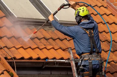 Démoussage et hydrofuge de toiture au Thou